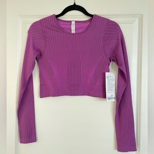 NWT: Lululemon Ebb to Street Long Sleeve
